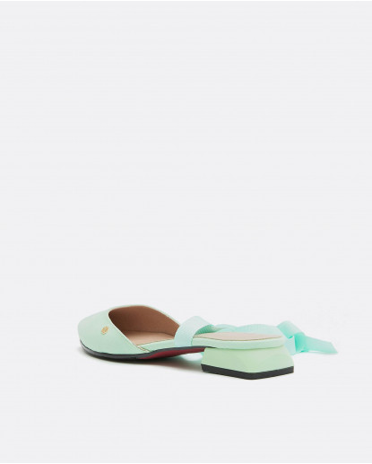 MULE CINTAS ULTRASUEDE VERDE