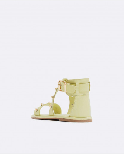 SANDALIA ROMANA NAPA VERDE