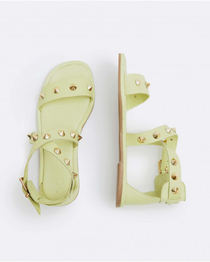 SANDALIA ROMANA NAPA VERDE