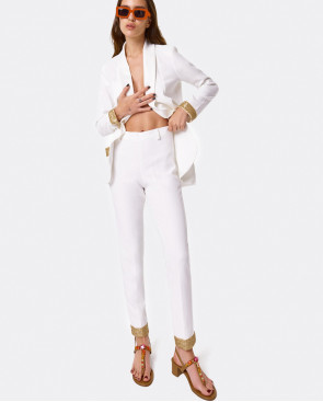PANTALON LOLA CREP BLANCO