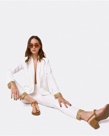 PANTALON LOLA CREP BLANCO