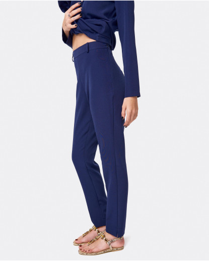 PANTALON LOLA CREP MARINO