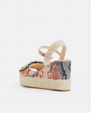SANDALIA SERPIENTE MULTICOLOR 2