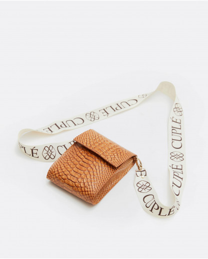 FUNDA MOVIL SERPIENTE CUERO