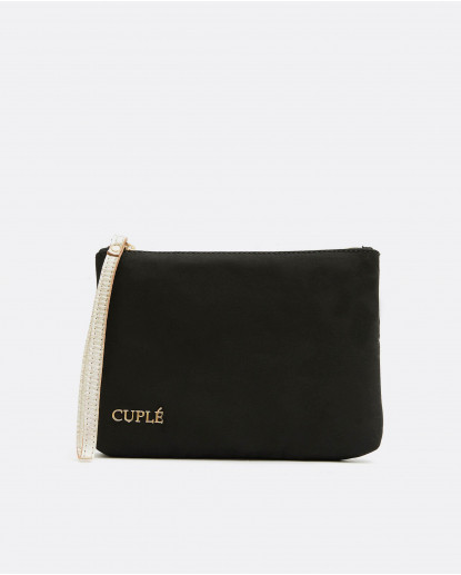 CARTERA ULTRASUEDE NEGRO