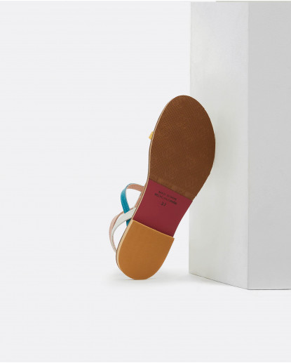 SANDALIA ROMANA MULTI SERRAJE AMARILLO