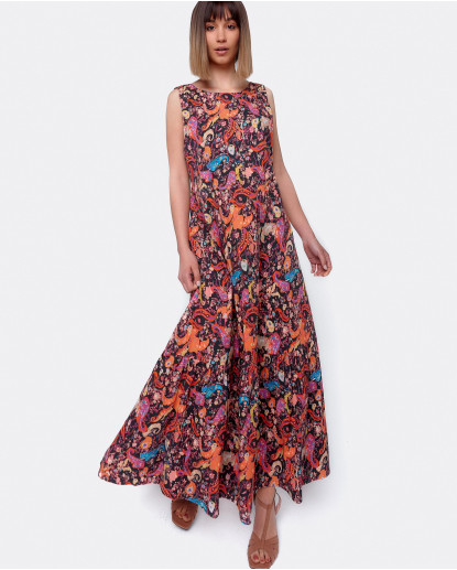 VESTIDO TIRANTES VOLANTE EN EL BAJO...