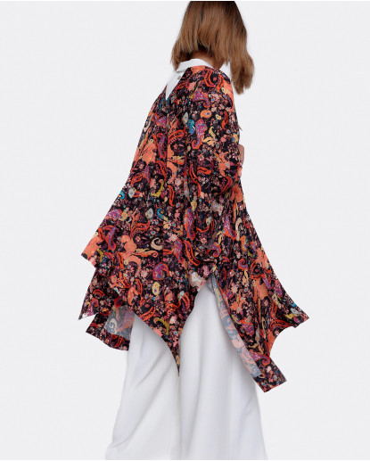 KAFTAN CACHEMIRAS ALGODON ESTAMPADO...