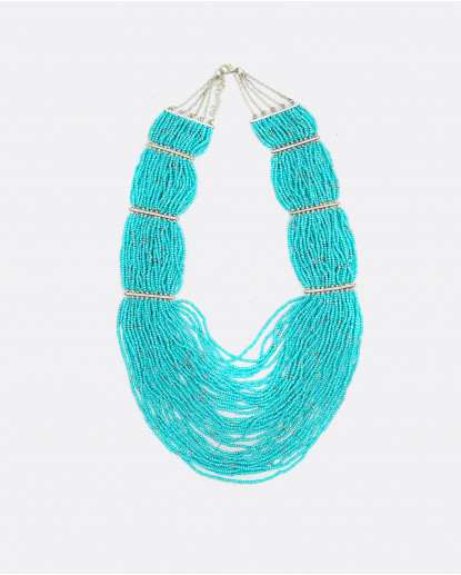 COLLAR CUENTAS CUENTAS AZUL