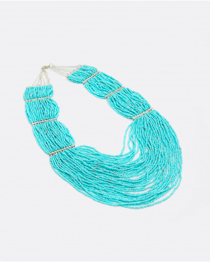 COLLAR CUENTAS CUENTAS AZUL