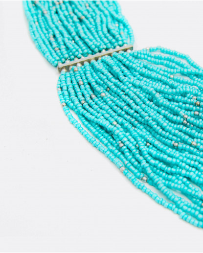 COLLAR CUENTAS CUENTAS AZUL