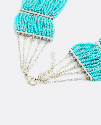 COLLAR CUENTAS CUENTAS AZUL