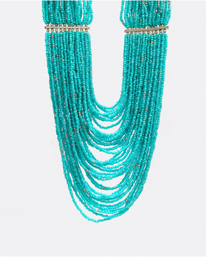 COLLAR CUENTAS CUENTAS AZUL