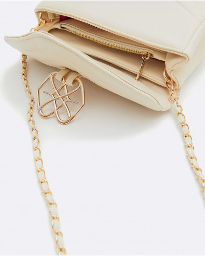 BOLSO SATCHEL CON CADENA PIEK...