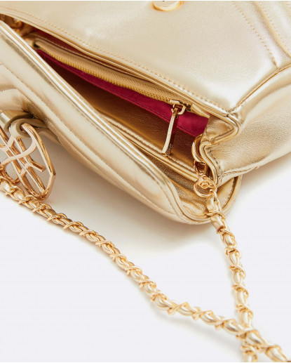 BOLSO SATCHEL CON CADENA PIEK...