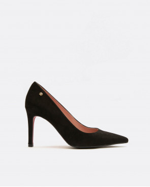 STILETTO ULTRASUEDE NEGRO