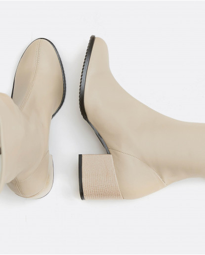 BOTA MOSQUETERA STRECH NAPA LICRA CAMEL