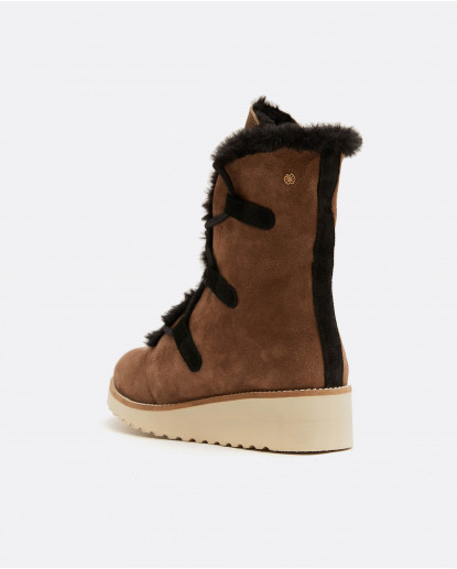 BOTIN CORDON SERRAJE MARRON