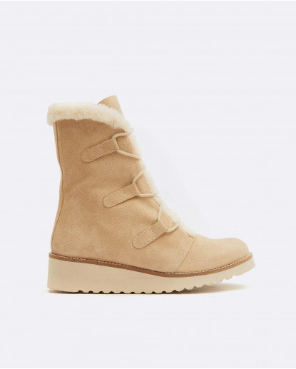 BOTIN CORDON SERRAJE CAMEL