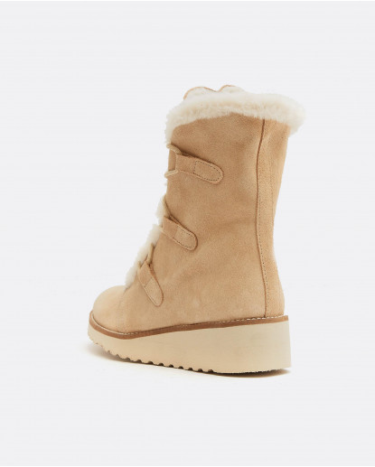 BOTIN CORDON SERRAJE CAMEL