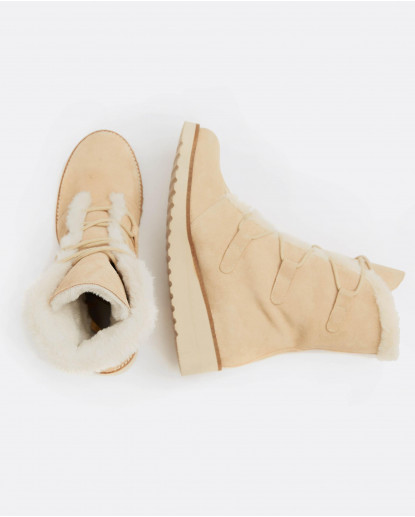 BOTIN CORDON SERRAJE CAMEL