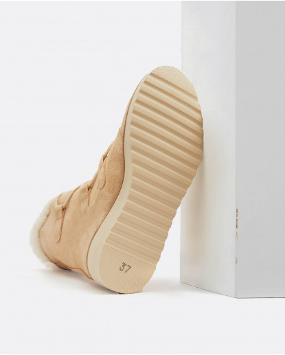 BOTIN CORDON SERRAJE CAMEL