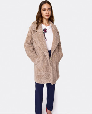 ABRIGO OVERSIZE FELPA GRIS 2