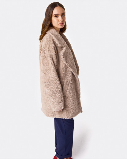 ABRIGO OVERSIZE FELPA GRIS