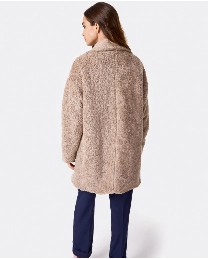 ABRIGO OVERSIZE FELPA GRIS