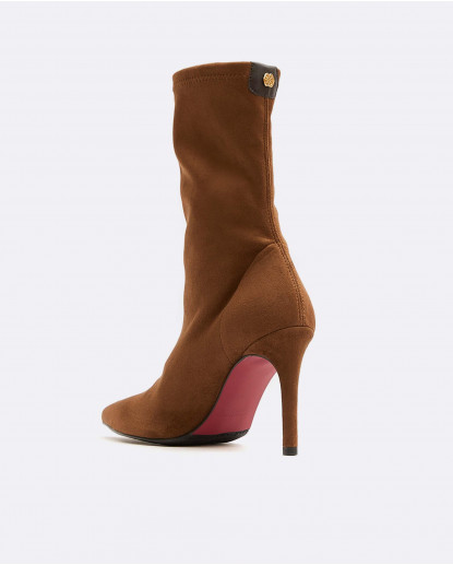 BOTIN T/A ULTRASUEDE STRECH CAMEL