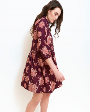 VESTIDO MINI CAMISERO