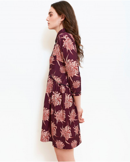 VESTIDO MINI CAMISERO