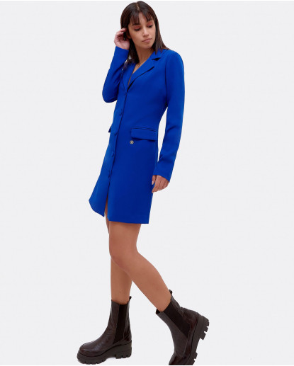 VESTIDO SMOCKING CREP