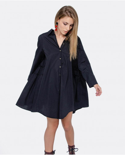 CAMISA FRUNCIDO ESPALDA POPELÍN